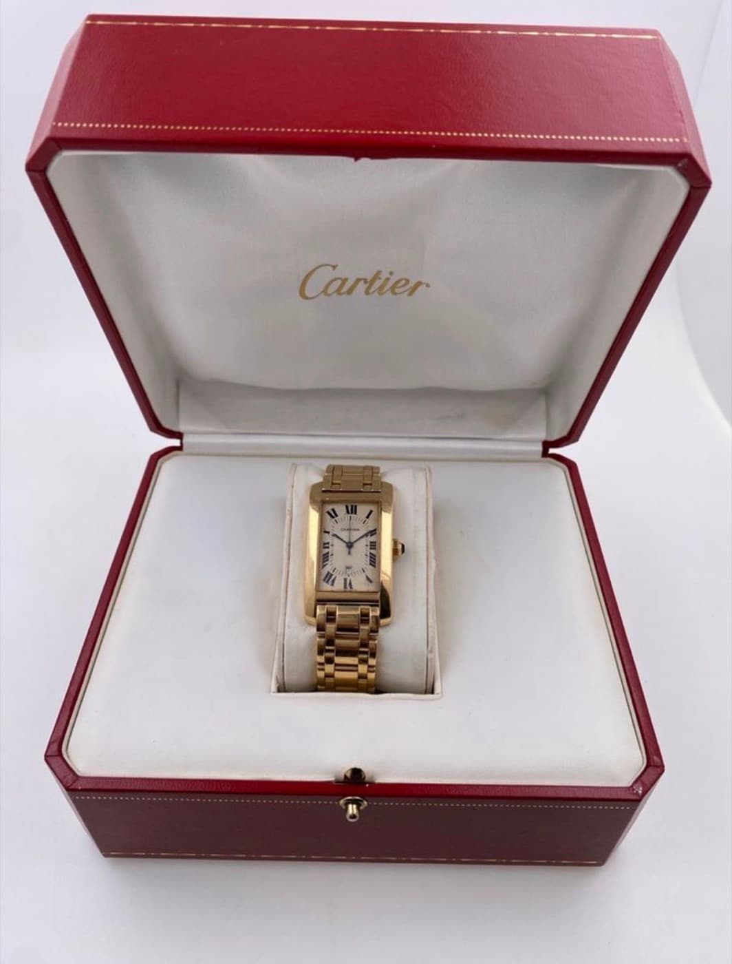 Cartier Tank Américaine (Goldband) – Ansicht 9