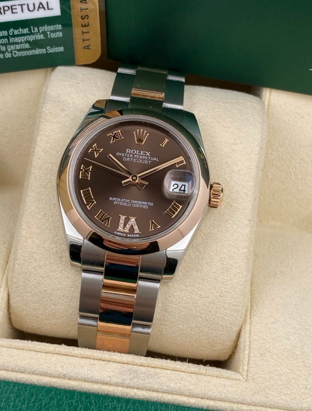 Rolex Datejust 31 „Chocolate“ – Ansicht 5