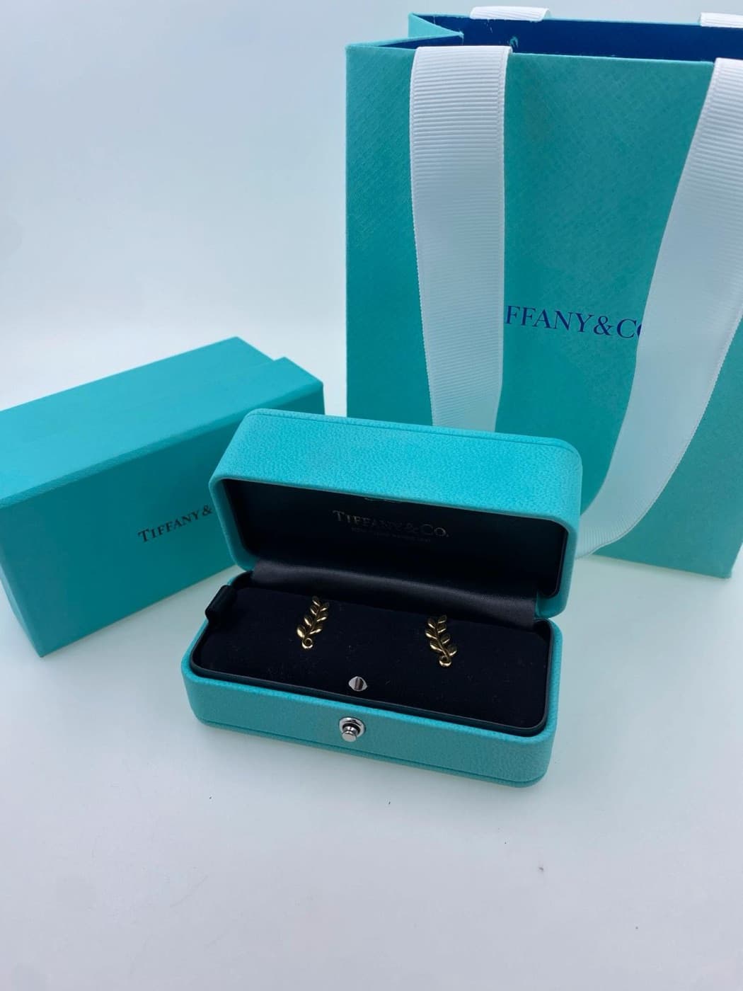 Tiffany & Co. Paloma Picasso Olive Leaf Ohrstecker – Ansicht 6